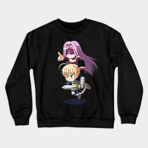 Rider riding Saber Crewneck Sweatshirt by xEmiya